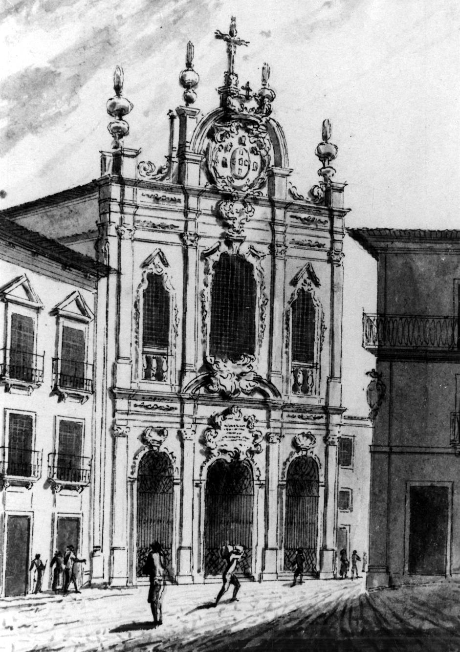 Edifícios do Porto em 1833 : Igreja da Misericórdia