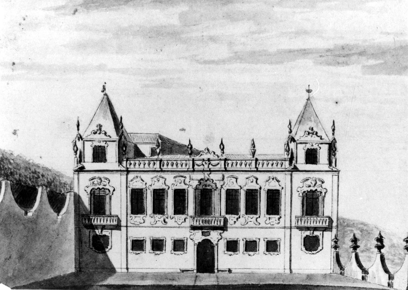Edifícios do Porto em 1833 : Palácio do Freixo