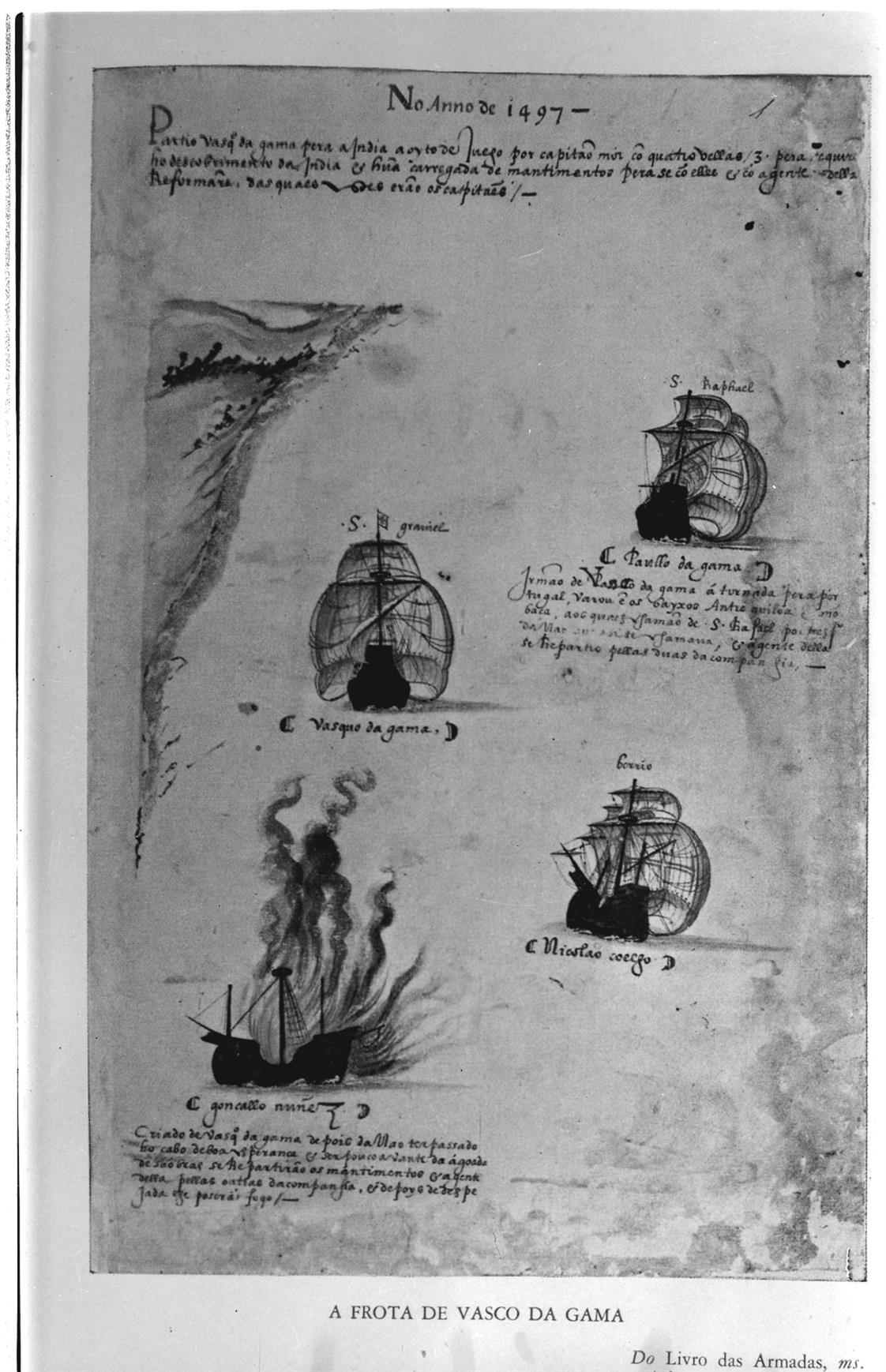 Vasco da Gama : notas históricas e genealógicas : a armada capitaniada pelo navegador
