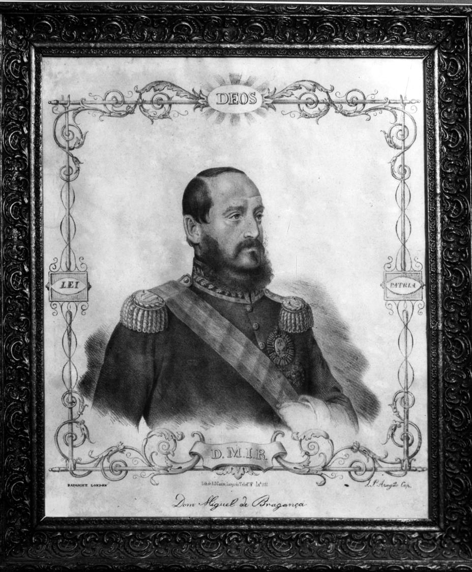 No rescaldo da exposição documental sobre el-rei D. Miguel I : retratos de D. Miguel I fardado