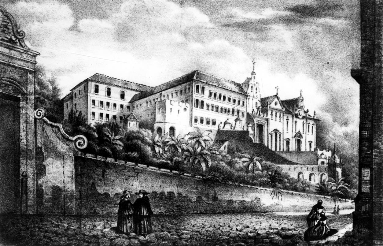 Convento de Santo António do Rio de Janeiro em 1821