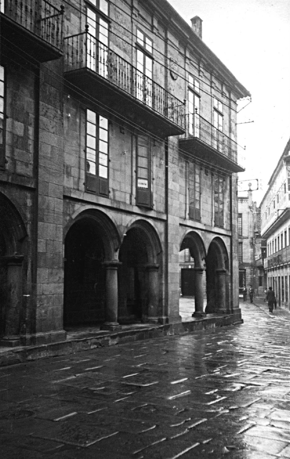 Santiago de Compostela : Espanha : casa da Rua del Villar