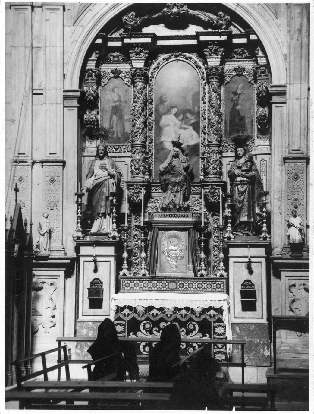 Alguns retábulos e painéis de igrejas e capelas do Porto : Sé do Porto : retábulo do transepto