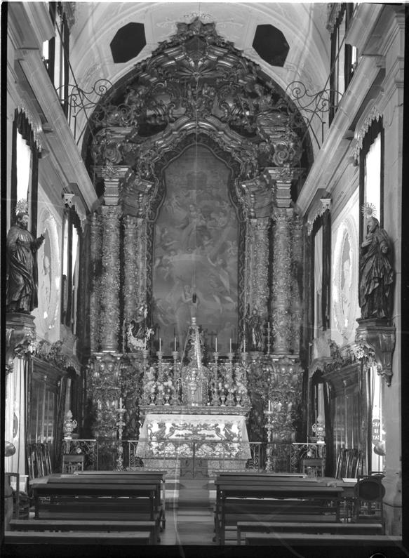 Alguns retábulos e painéis de igrejas e capelas do Porto : Igreja de Nossa Senhora do Terço : retábulo e painel da capela-mor