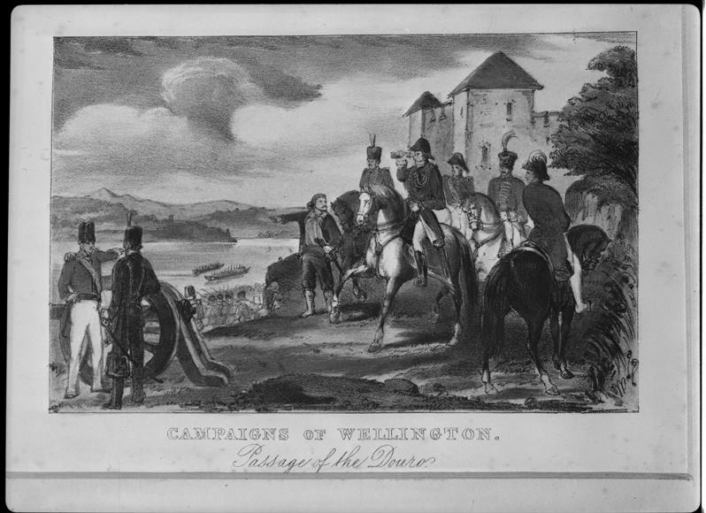 O rio e o mar na vida da cidade : Campaigns of Wellington : passage of the Douro
