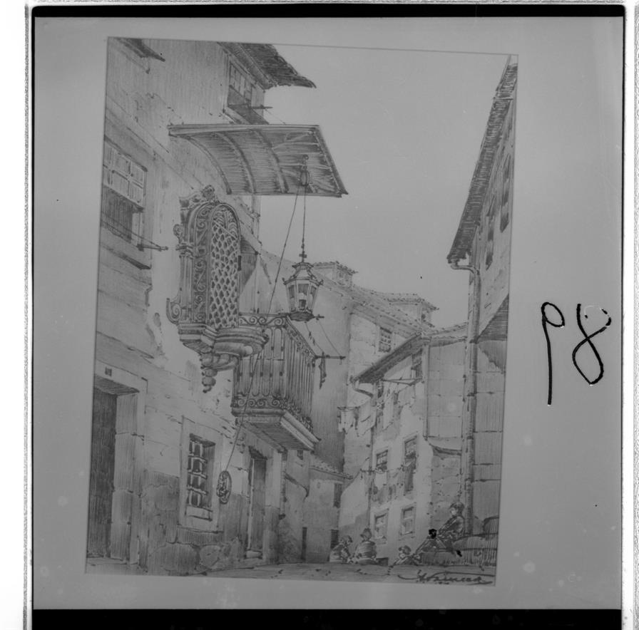 Como alguns artistas viram o Porto : rua do Barredo