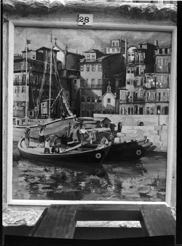 Como alguns artistas viram o Porto : cais do Largo da Terreiro