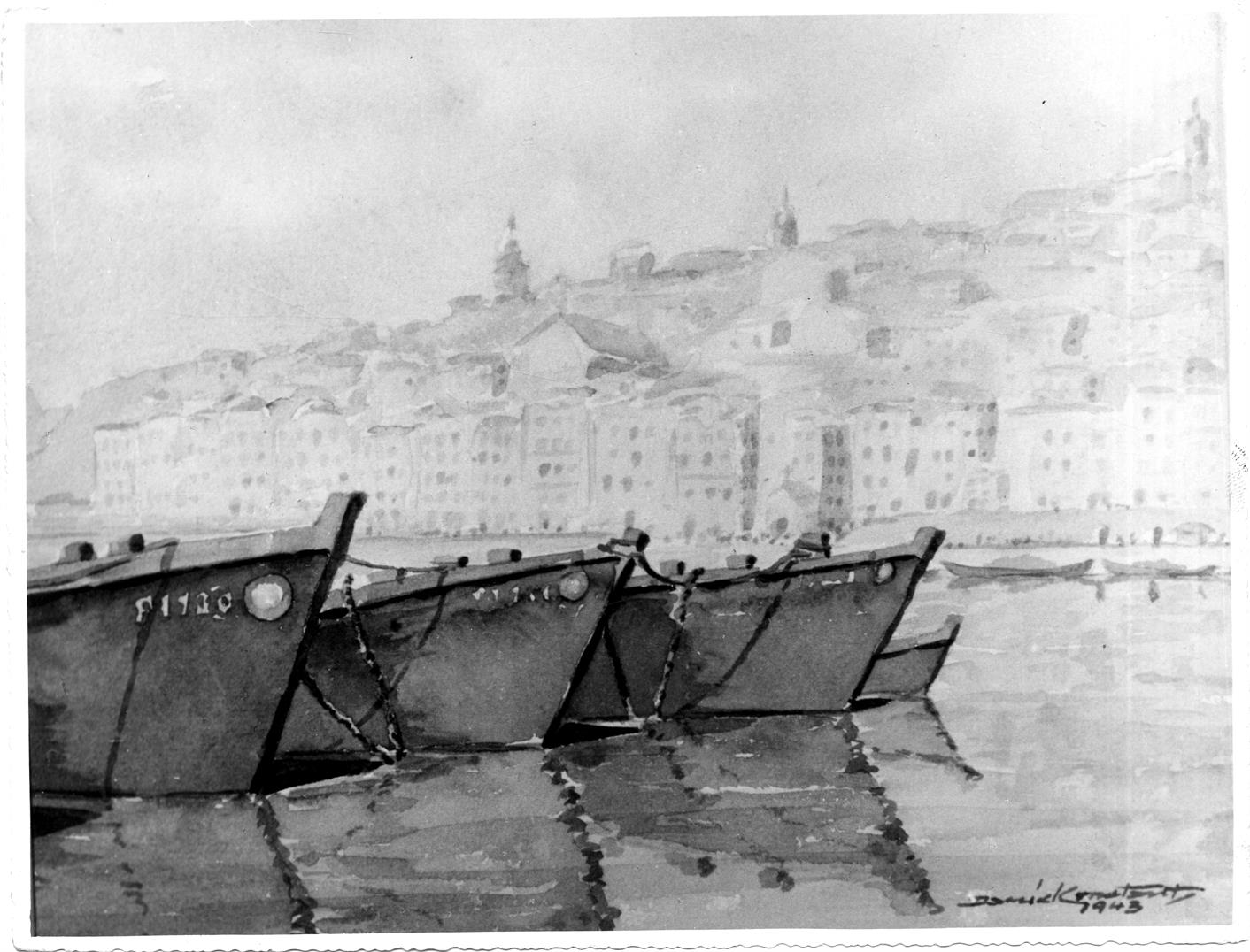 Como alguns artistas viram o Porto : barcos no Douro
