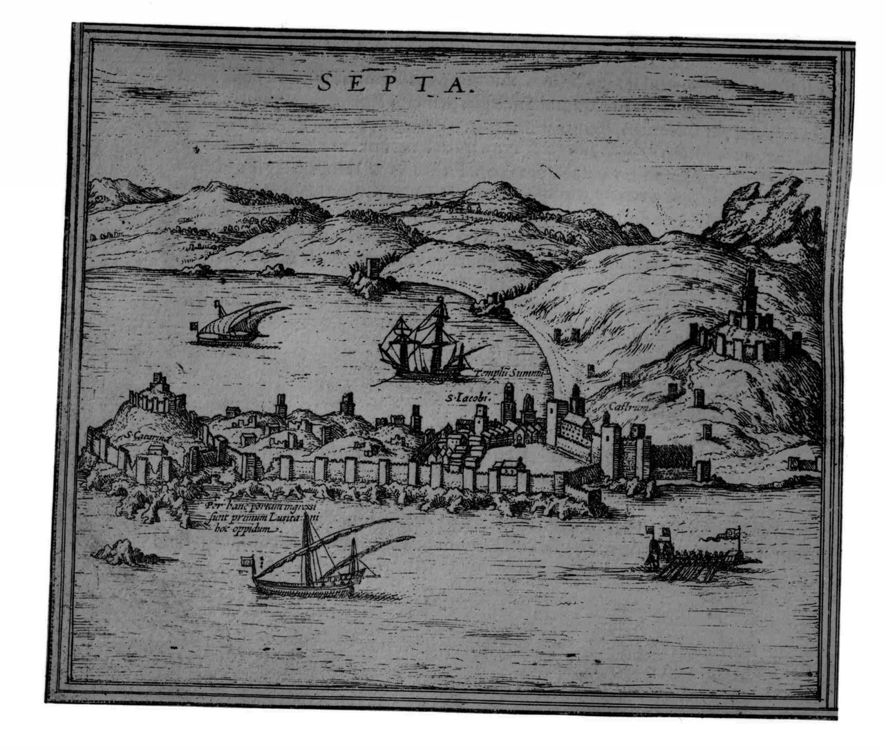 O Porto no limiar das comemorações do V centenário da morte do infante D. Henrique (1460-1960) : vista de Ceuta : século XVI
