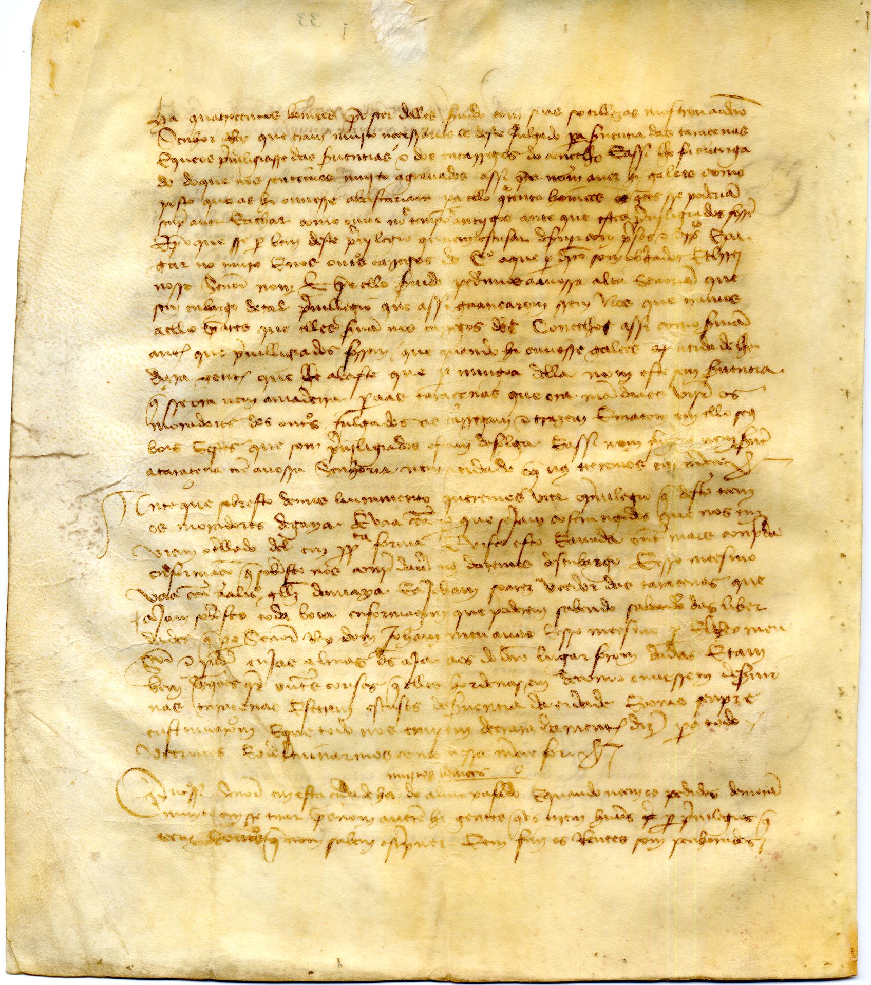 [Traslado de capítulos de Cortes especiais apresentados pelo Porto nas Cortes de Lisboa (1446)]
