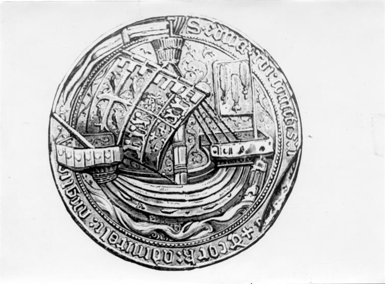 O Porto no limiar das comemorações do V centenário da morte do infante D. Henrique (1460-1960) : nau no selo de cera do Conde de Rutland