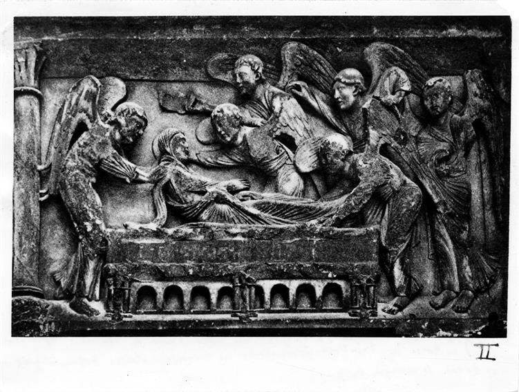 Imagens de Nossa Senhora : «A Dormição da Virgem» : Notre-Dame de Senlis