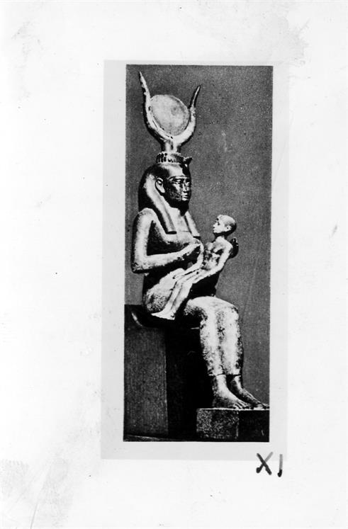 Imagens de Nossa Senhora : a Deusa Ísis amamentando Horus