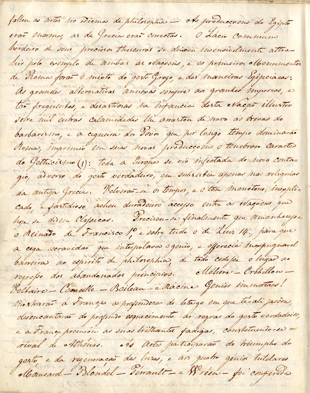 [Parecer de Joaquim da Costa Lima Sampaio sobre a abertura da Rua Ferreira Borges]