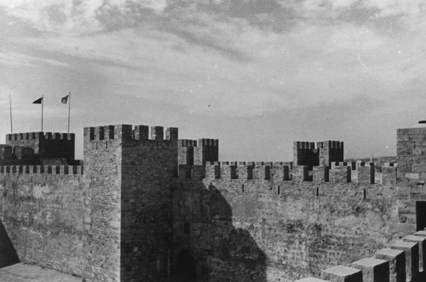 Lisboa : aspeto interior do Castelo de São Jorge
