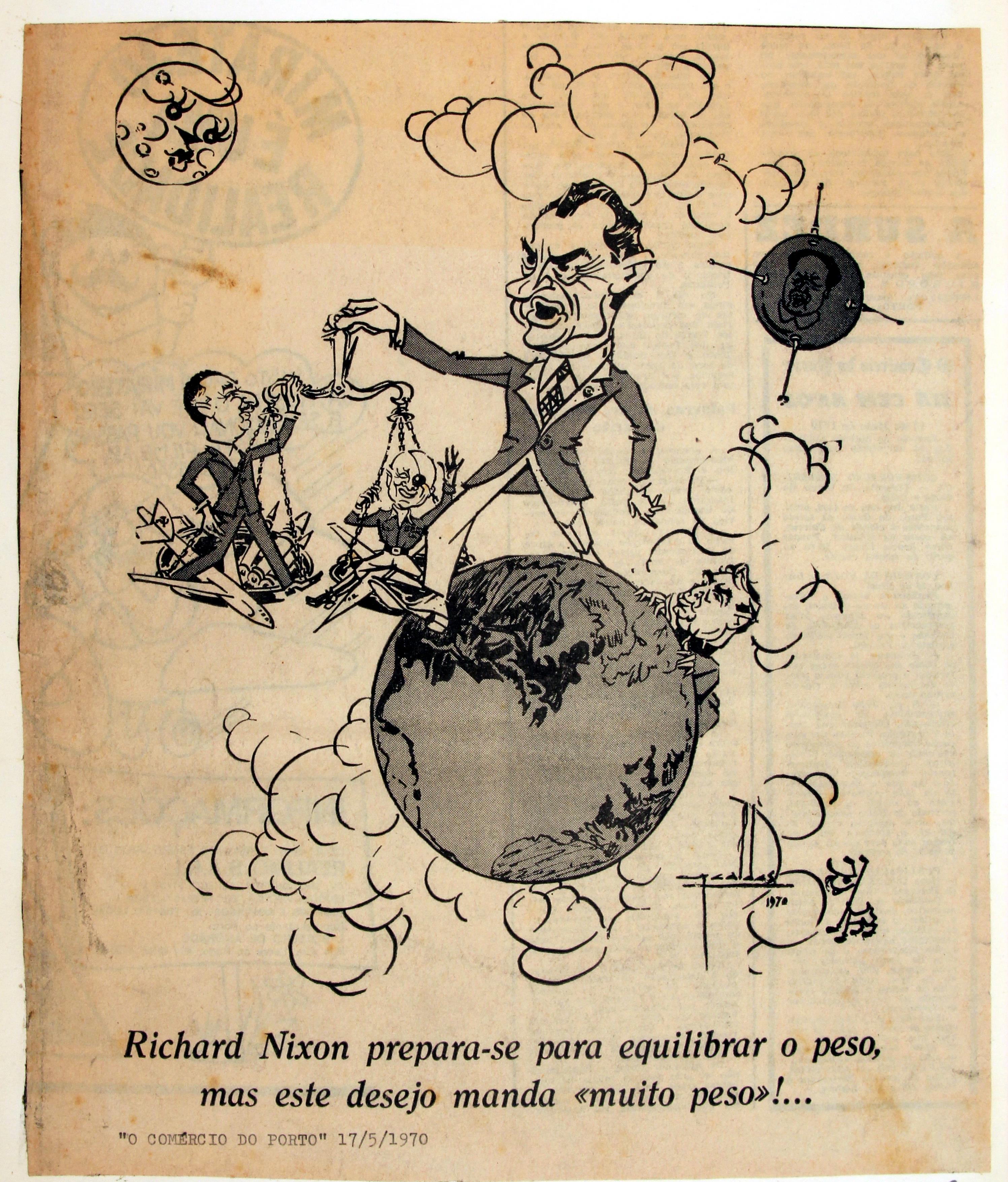 «O Comércio do Porto» : 1970 - 1972 : Richard Nixon prepara-se para equilibrar o peso ()