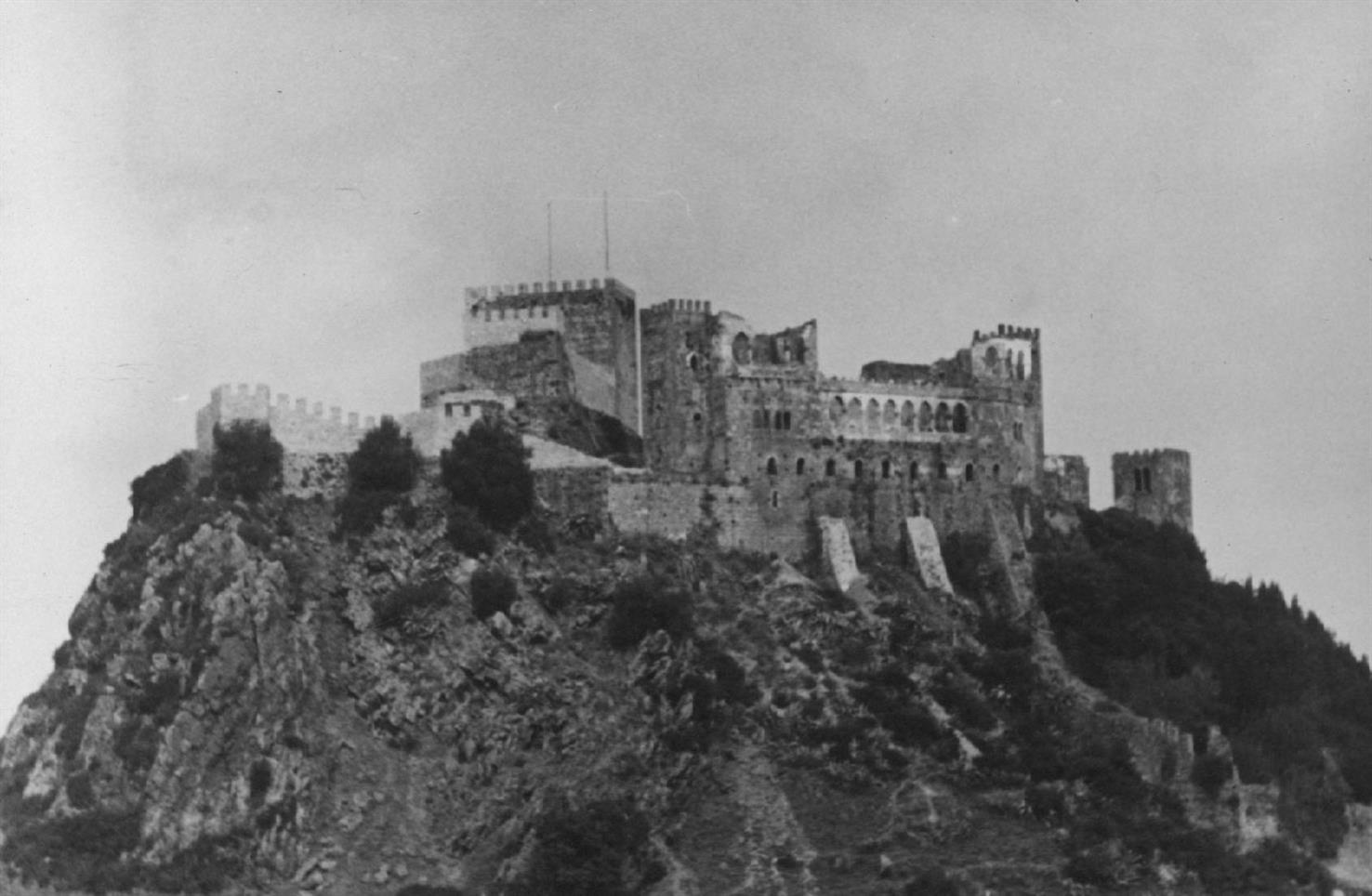 Leiria : vista geral do castelo