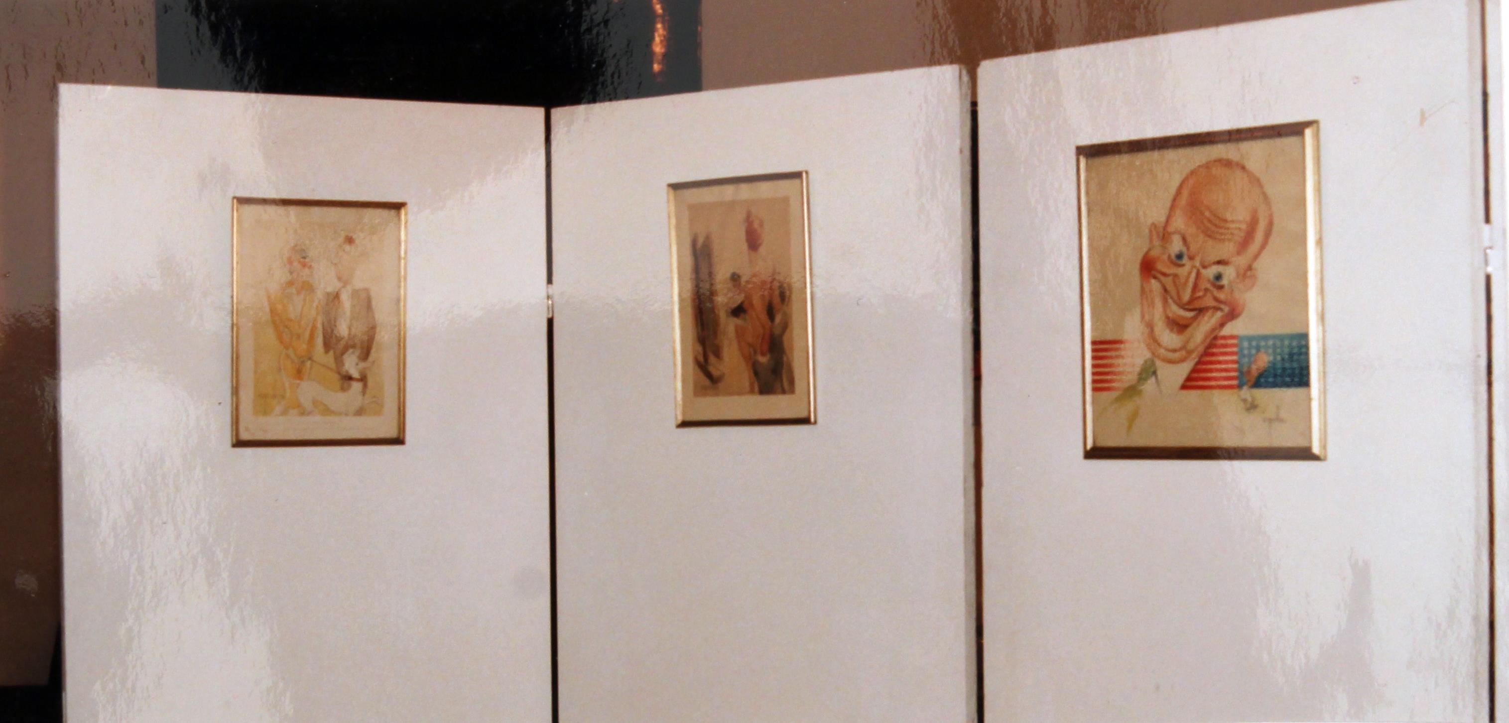 1ª Exposição "Documental" póstuma : "Uma Obra - Cruz Caldas" : vários aspectos e pormenores da exposição