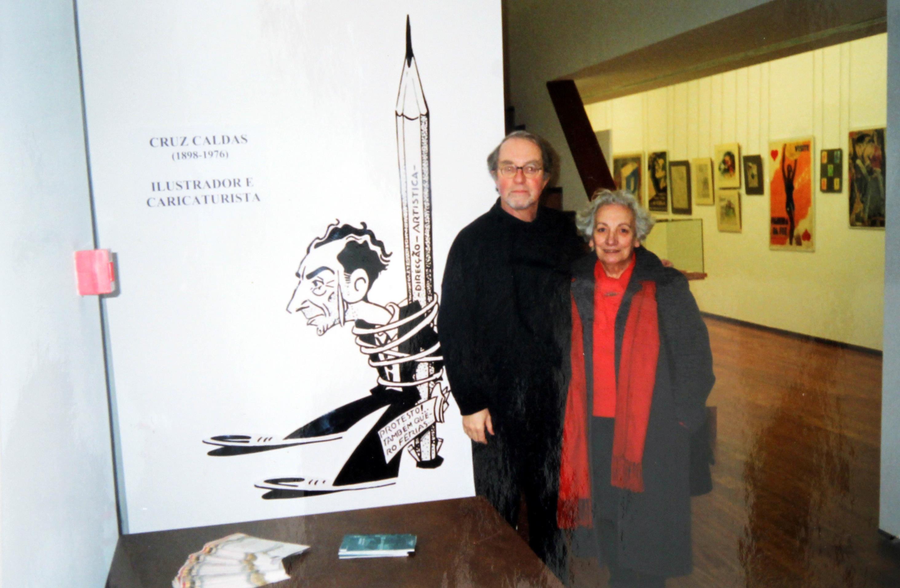 3ª Exposição "Documental" póstuma : «Cruz Caldas : Caricaturista e Ilustrador» : Maria Teresa Cruz Caldas e José Rebelo