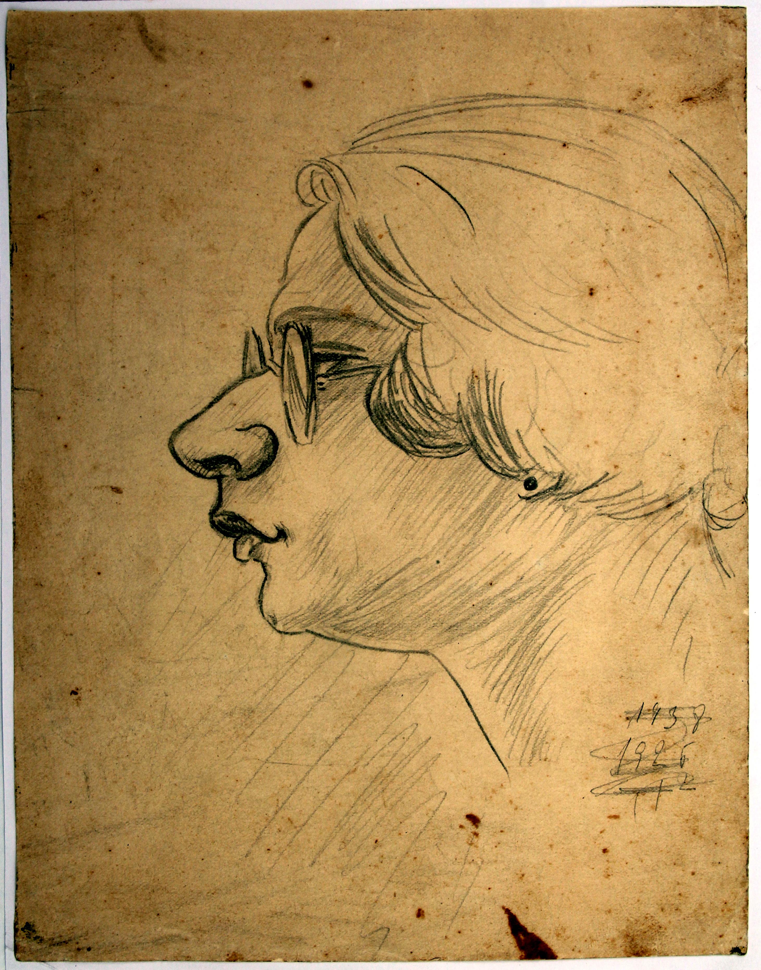 Cruz Caldas (1) : 1897-1928 : [retrato de Lucília Silva : desenho]