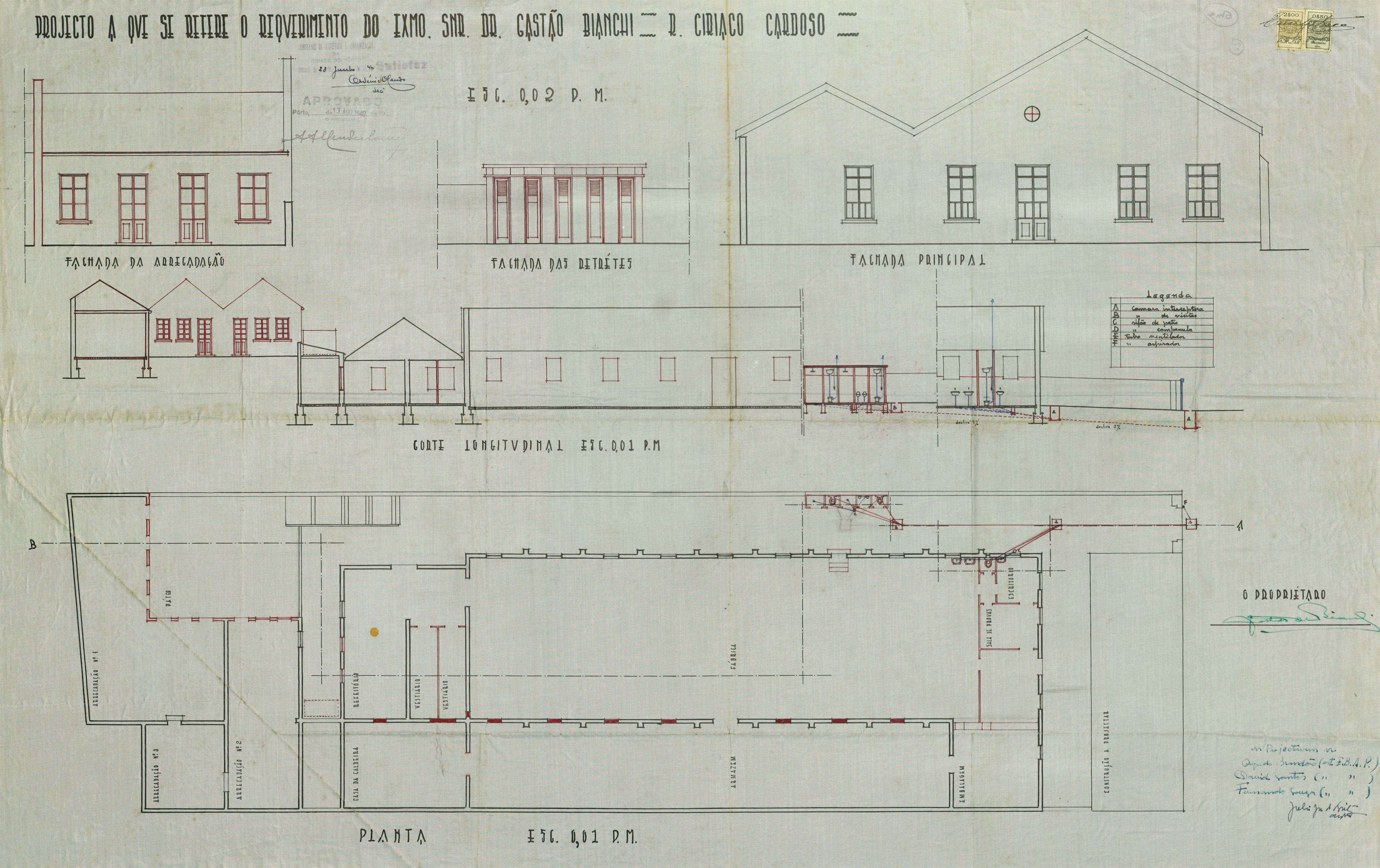 Projeto de arquitetura: alçados