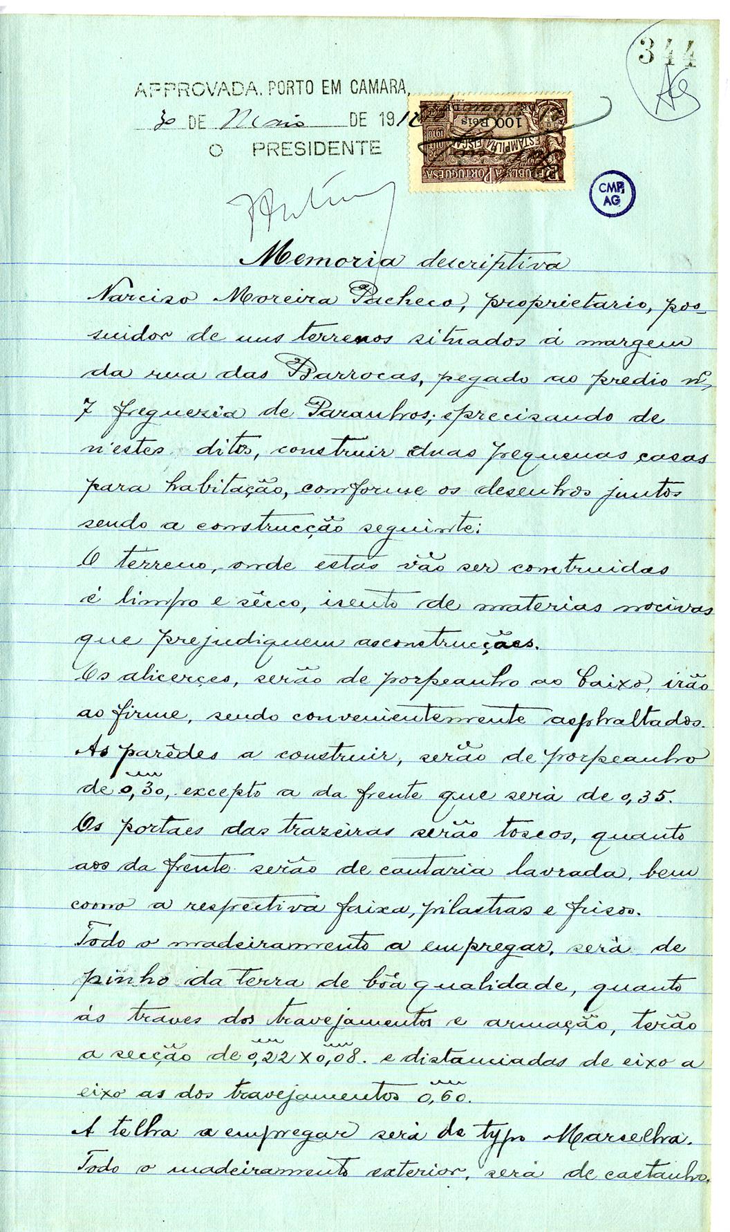 Memória descritiva