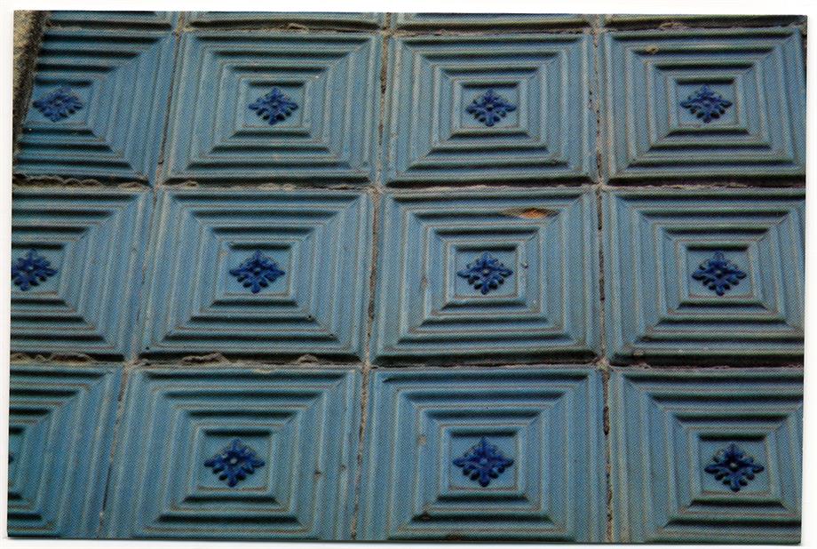 Azulejos de fachada, relevados, da Freguesia do Bonfim : Rua de Anselmo Braamcamp