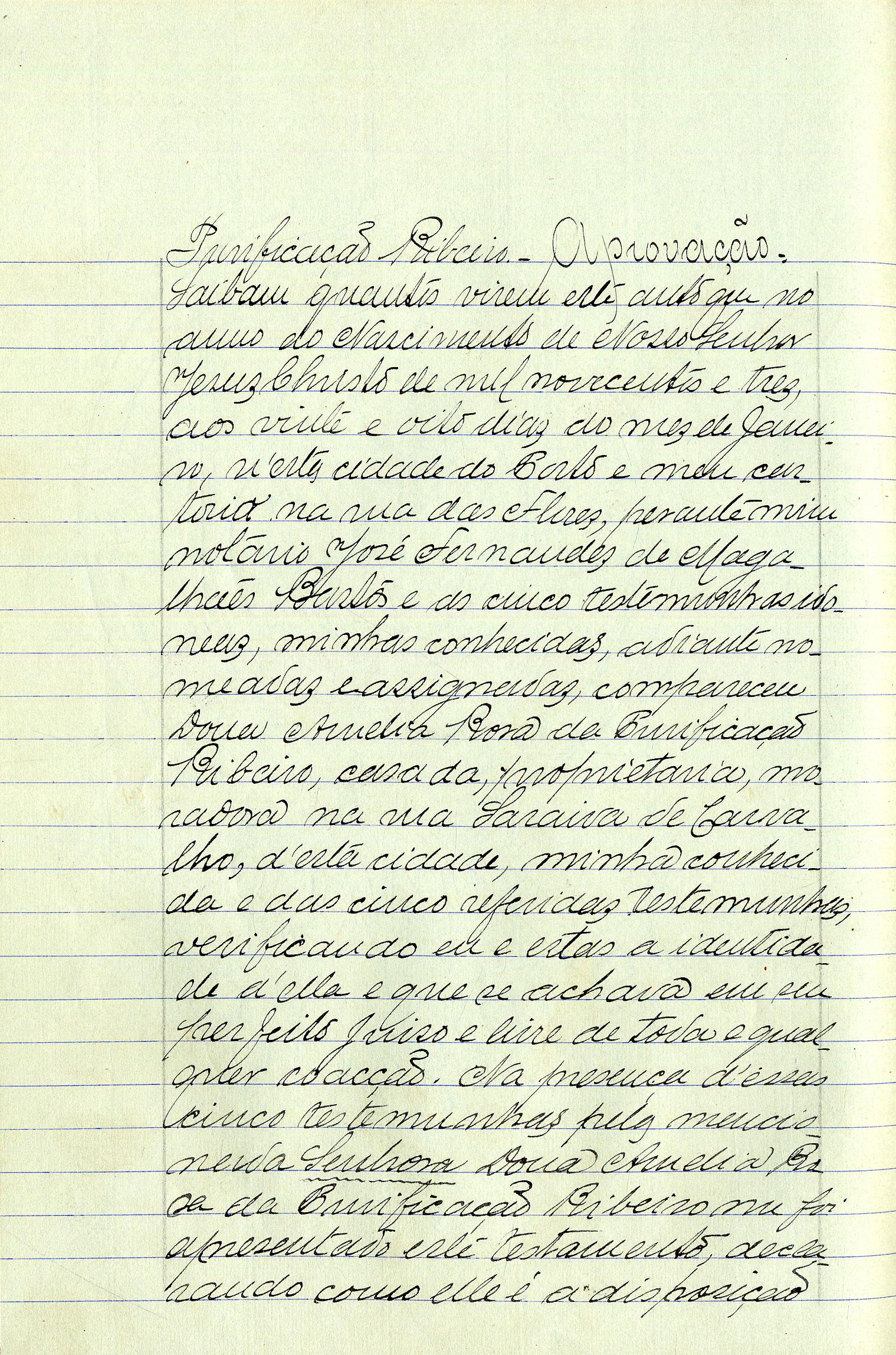 Registo do testamento com que faleceu Amélia Rosa da Purificação Ribeiro, casada com António José Ribeiro Júnior, proprietária