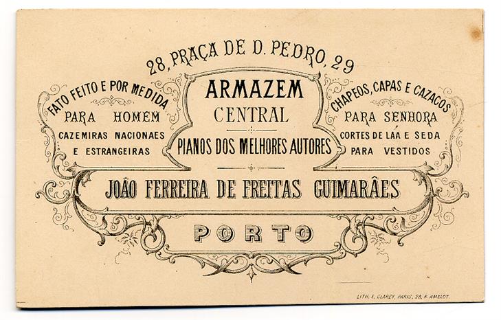 Armazém Central : João Ferreira de Freitas Guimarães