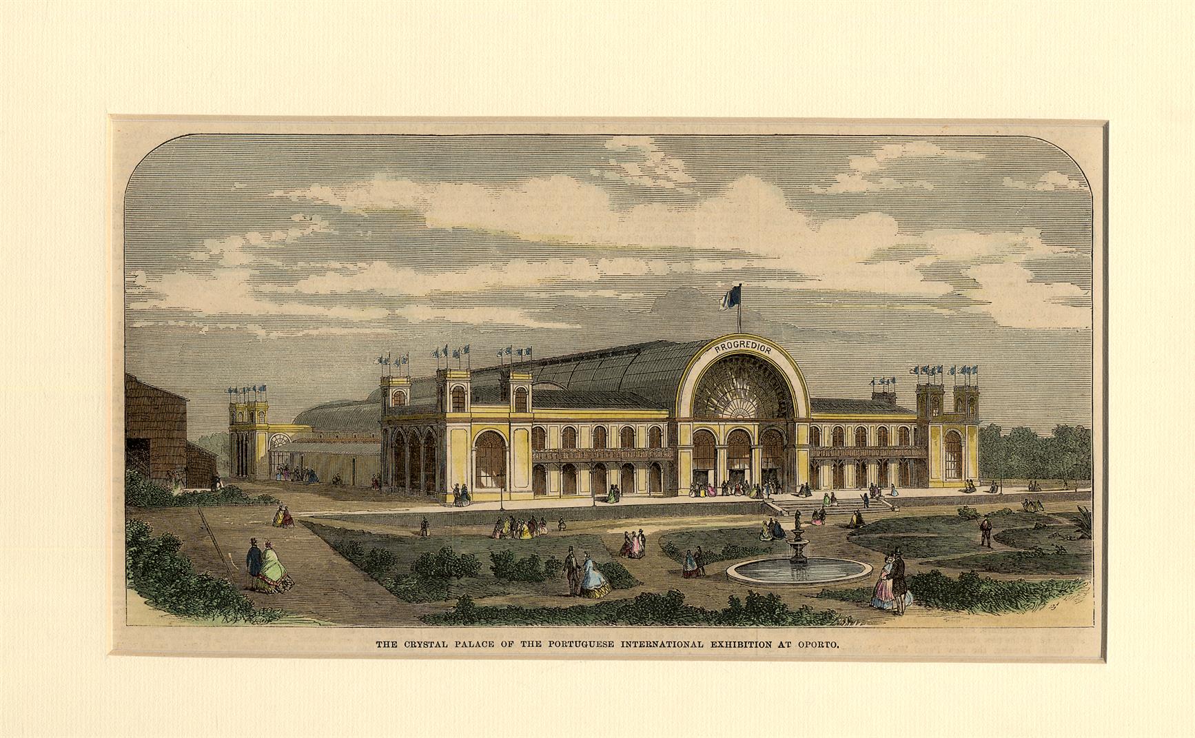 The Crystal Palace of the Portuguese International Exhibition at Oporto