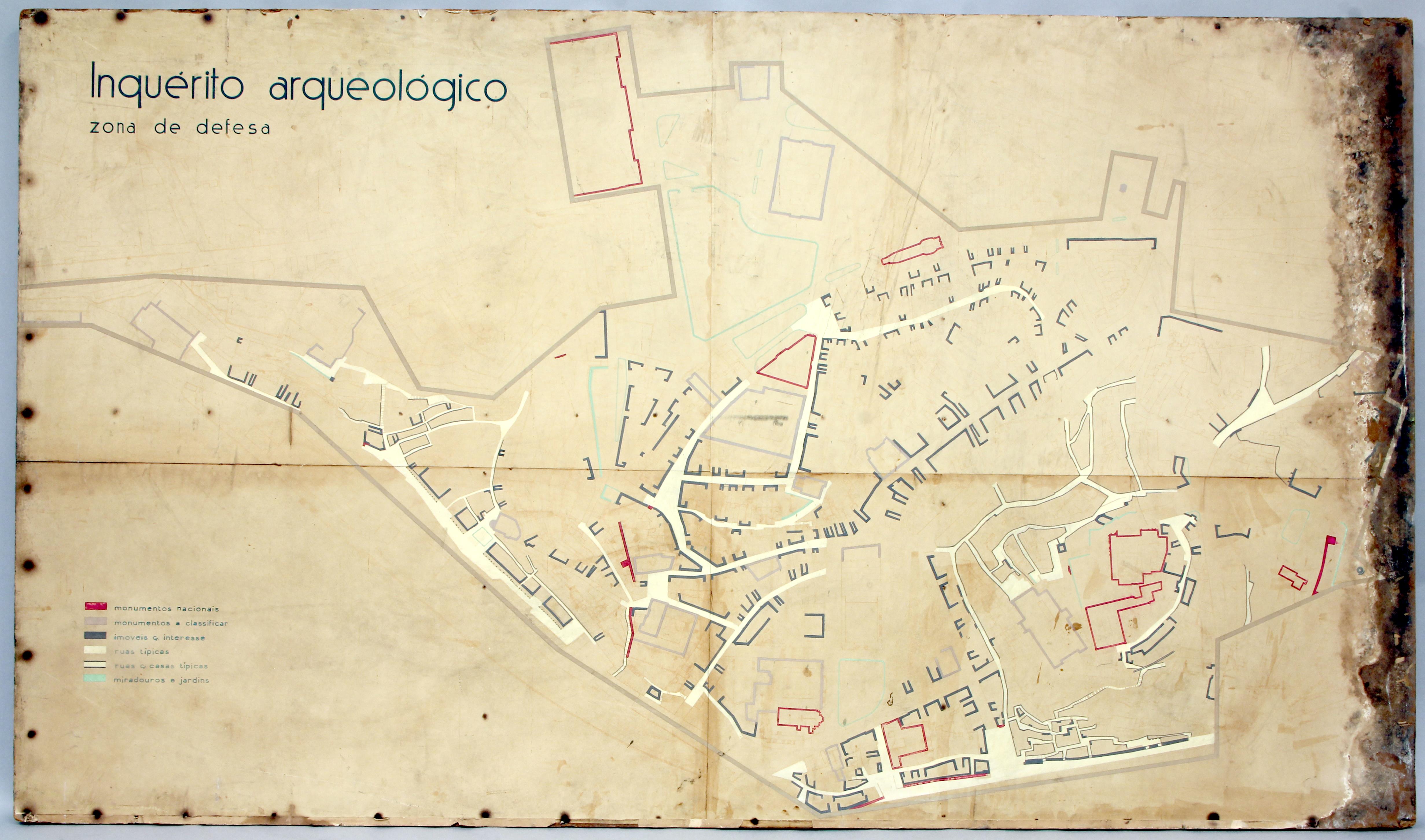 Inquérito arqueológico : zona de defesa