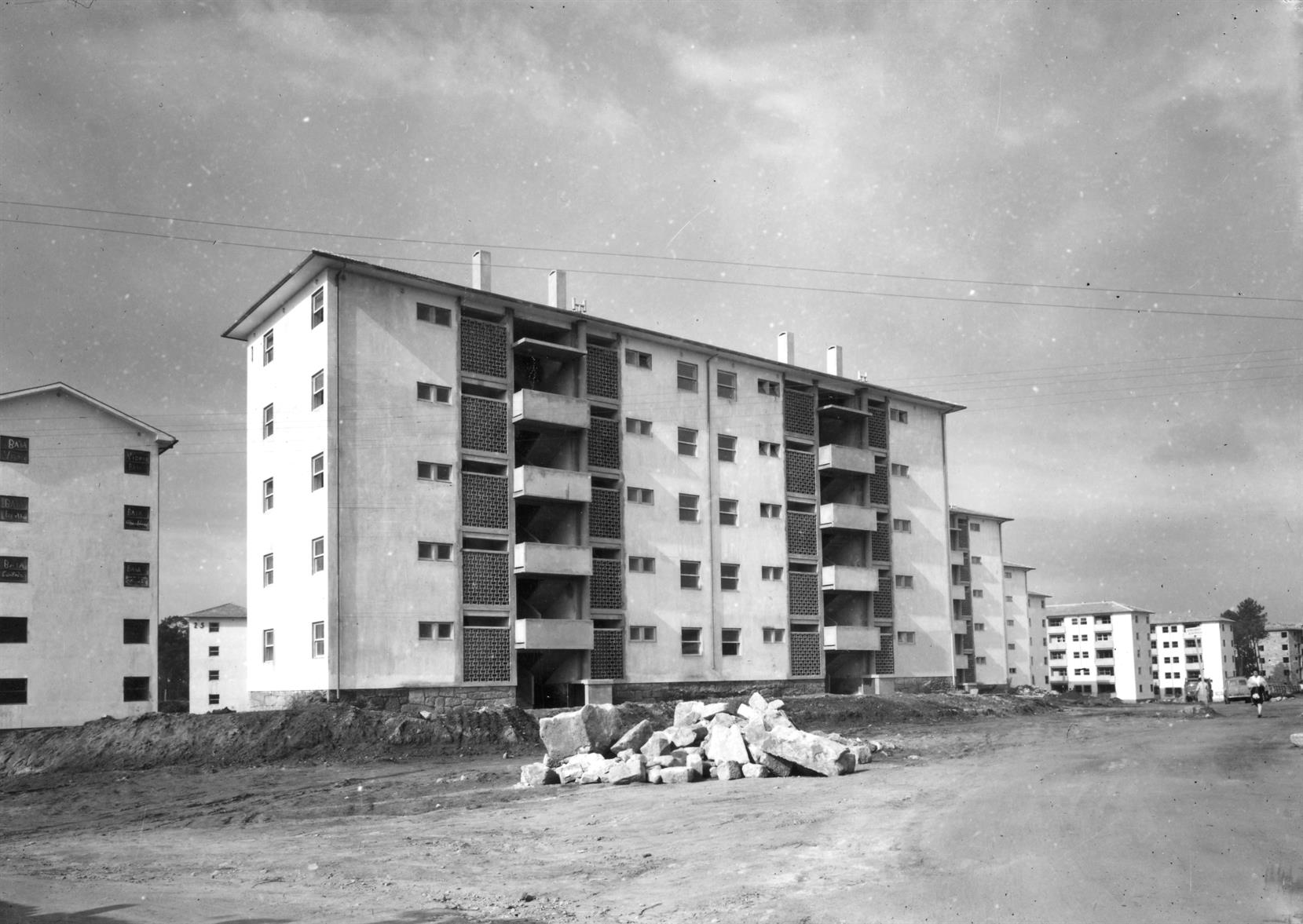 Bairro da Fonte da Moura : construção : 1962