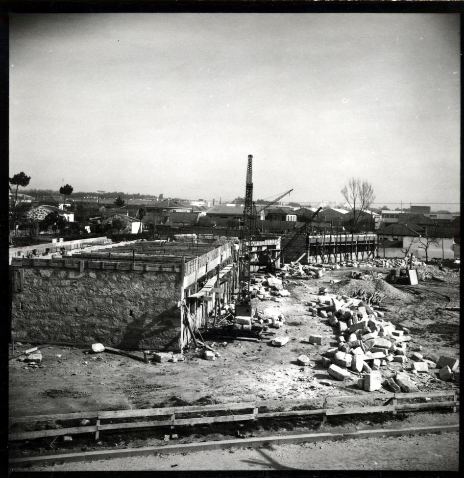 Construção da Escola do Bairro das Campinas : 1967