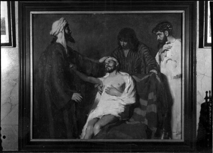 Alberto Ayres de Gouvêa : pintor portuense : Jesus curando um doente