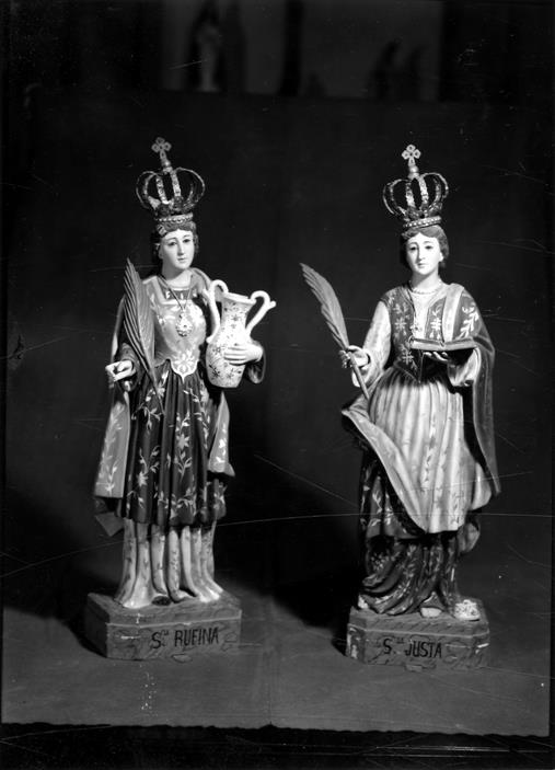Exposição de cerâmica portuense : séculos XVIII e XIX : Santa Justa e Santa Rufina