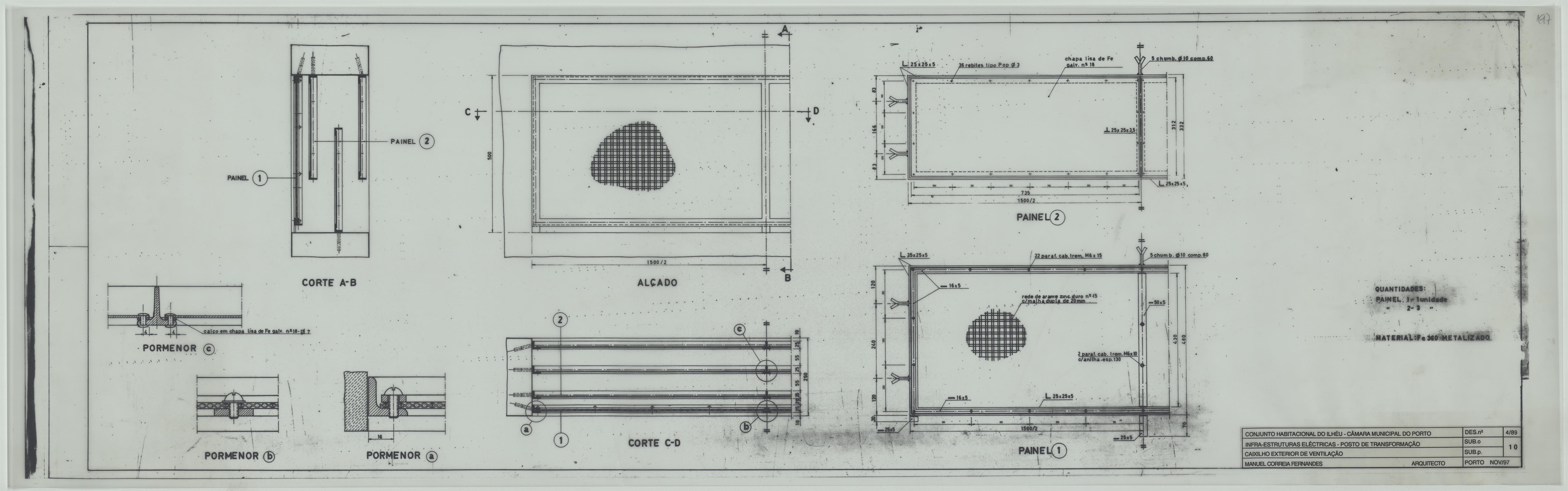 Conjunto habitacional do Ilhéu : posto de transformação