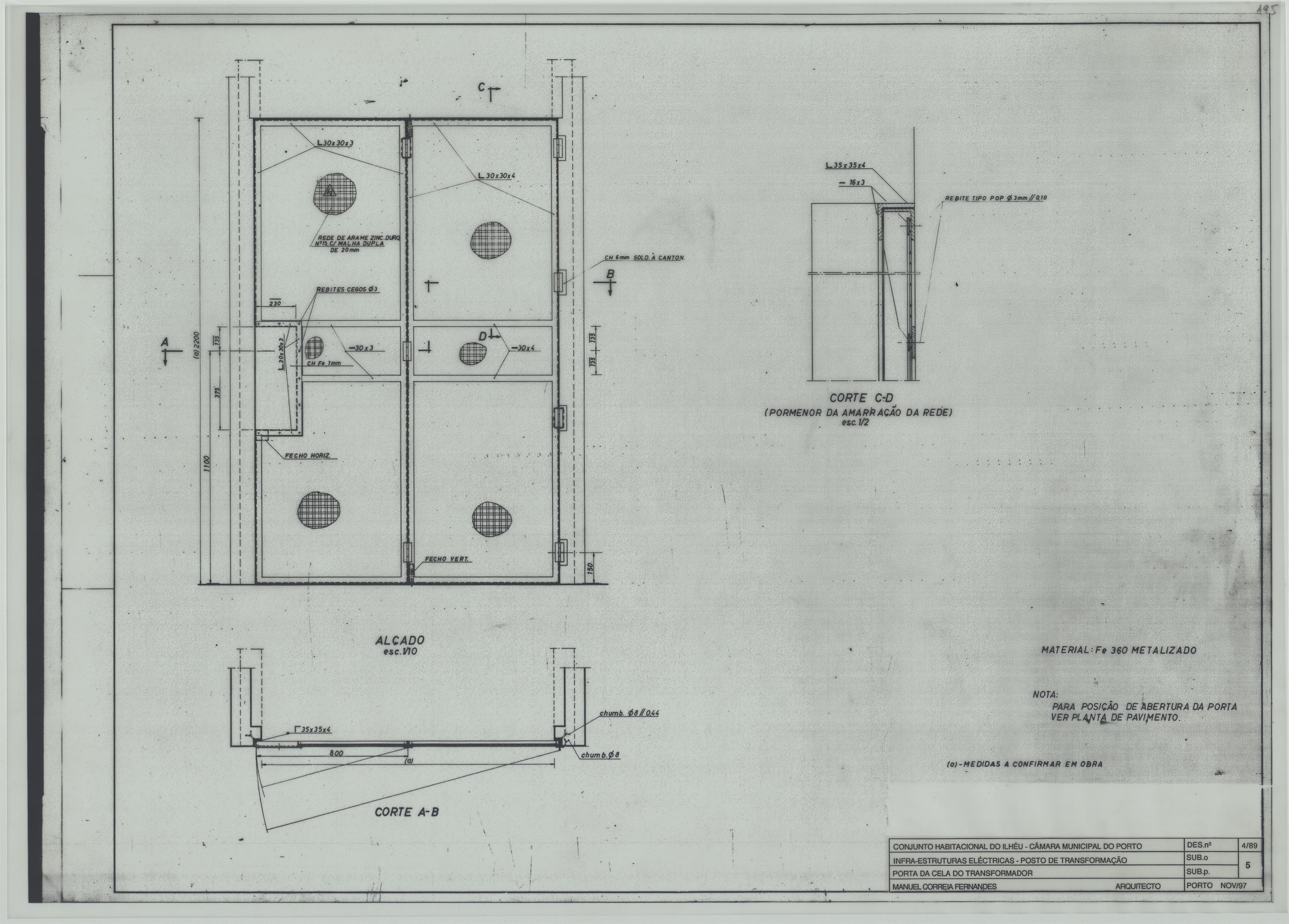 Conjunto habitacional do Ilhéu : posto de transformação