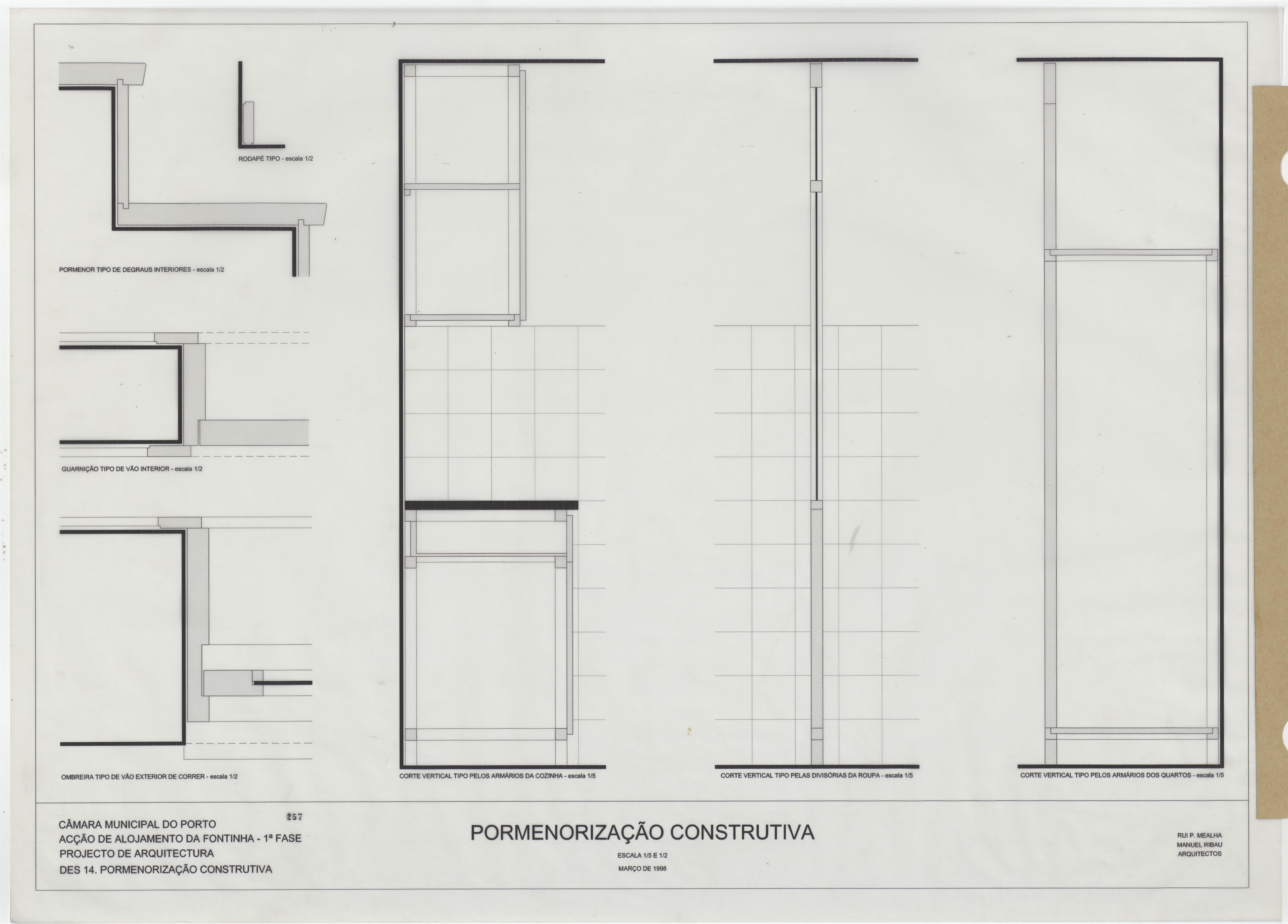 Programa Especial de Realojamento : conjunto habitacional da Fontinha : arquitetura : pormenores