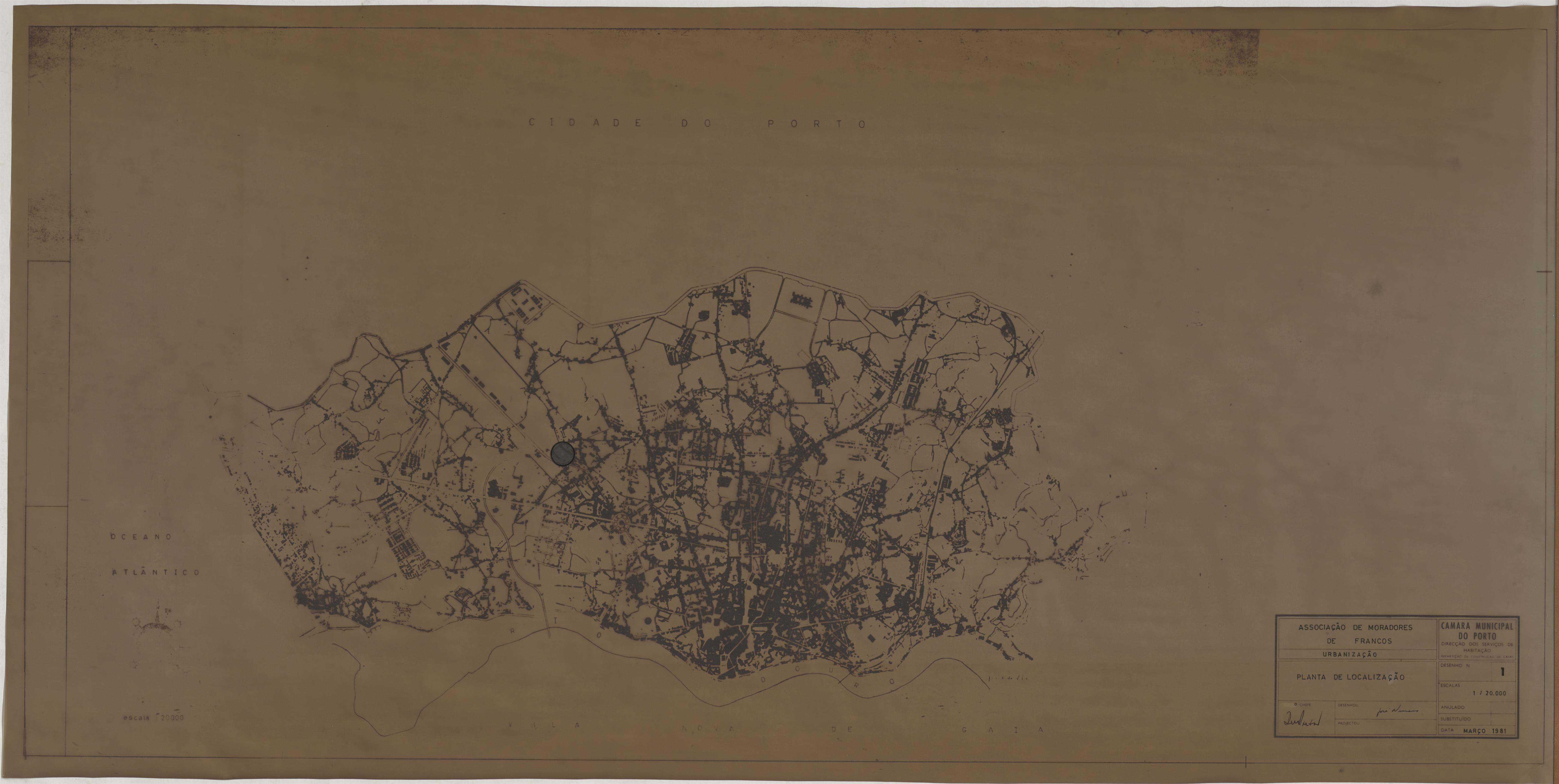 Associação de Moradores de Francos : topográficas