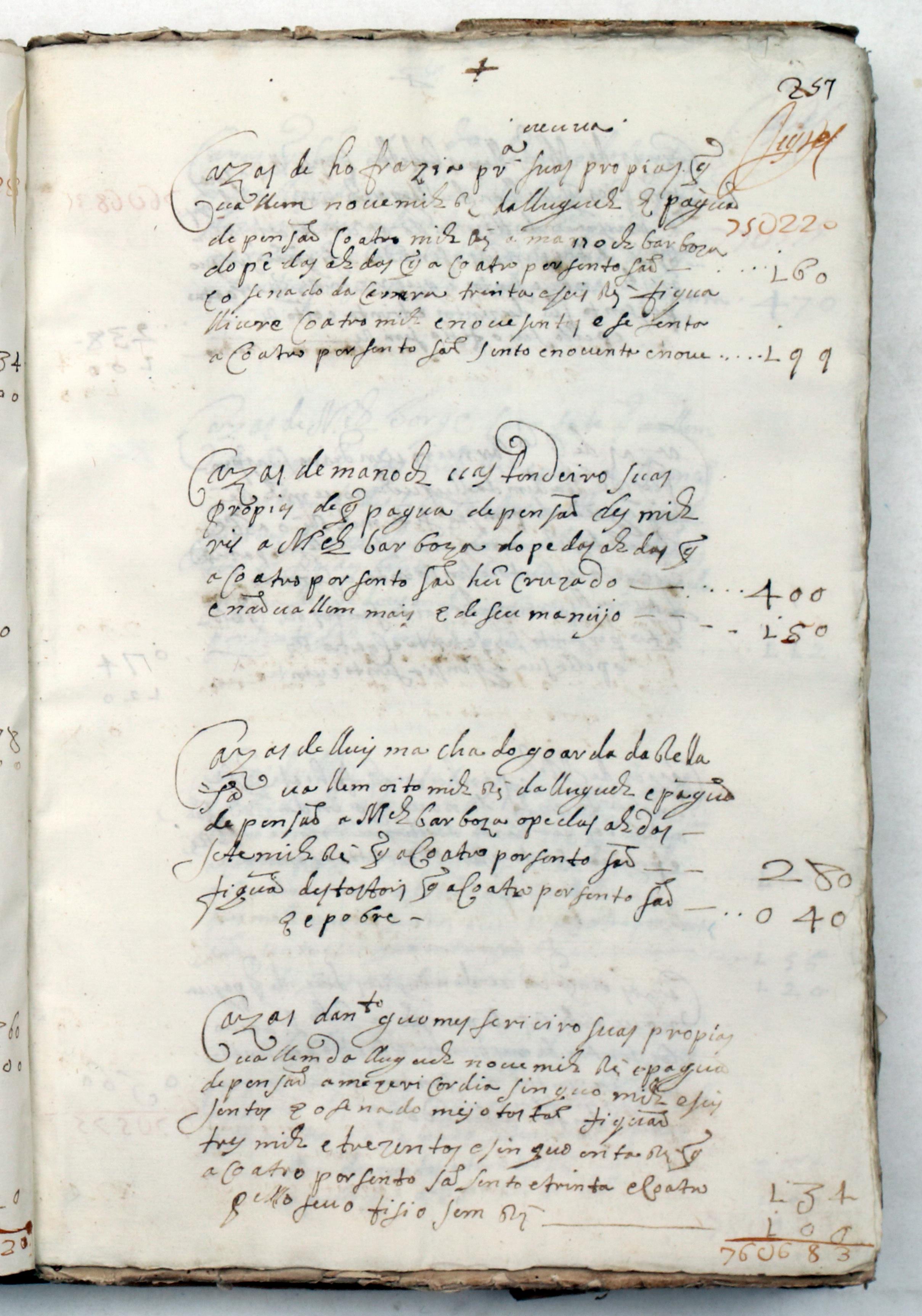 Rossio da Porta do Olival e Viela do Ferraz, f. 256-261