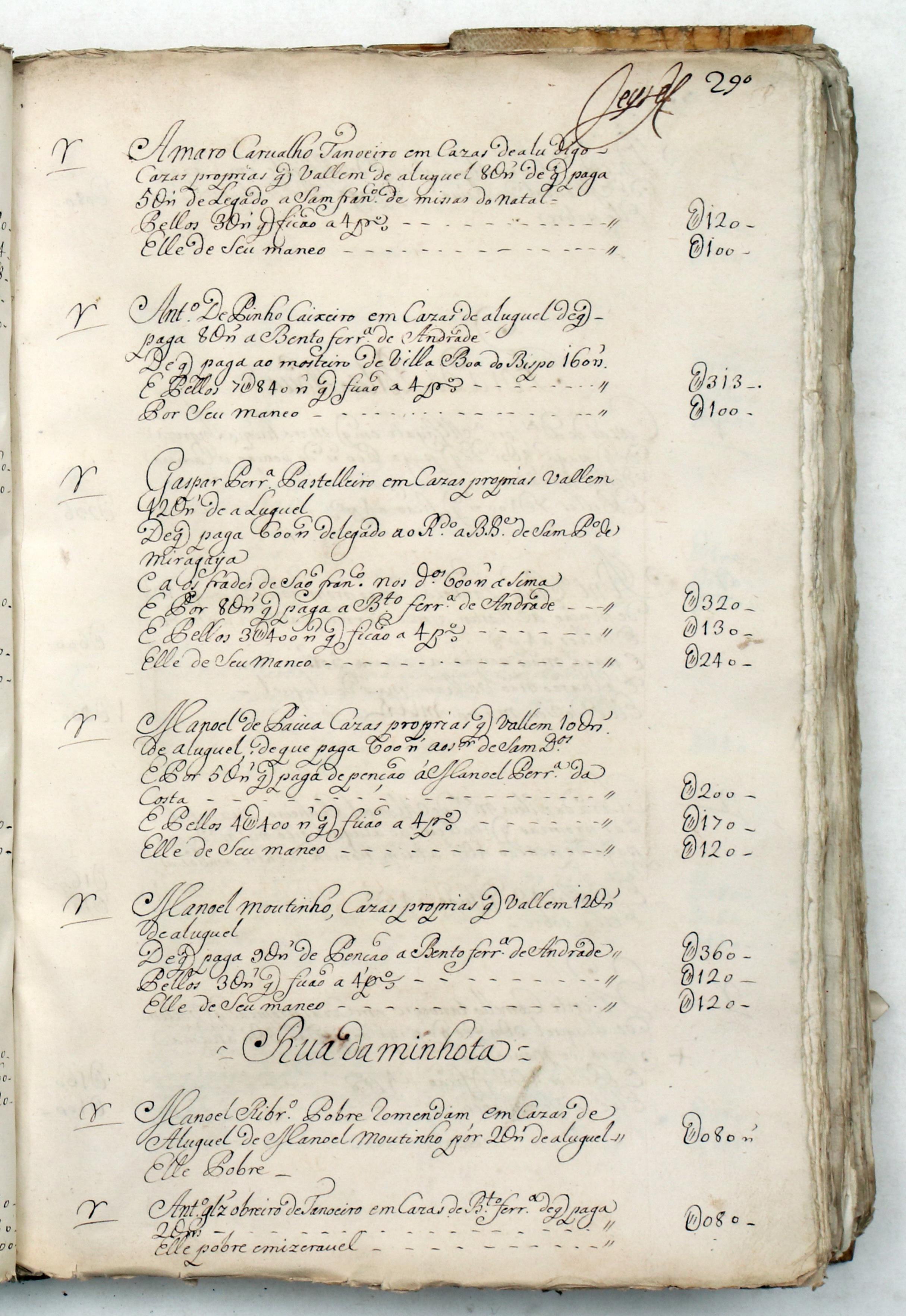 Porta Nova dentro da muralha lado esquerdo, f. 289v-290