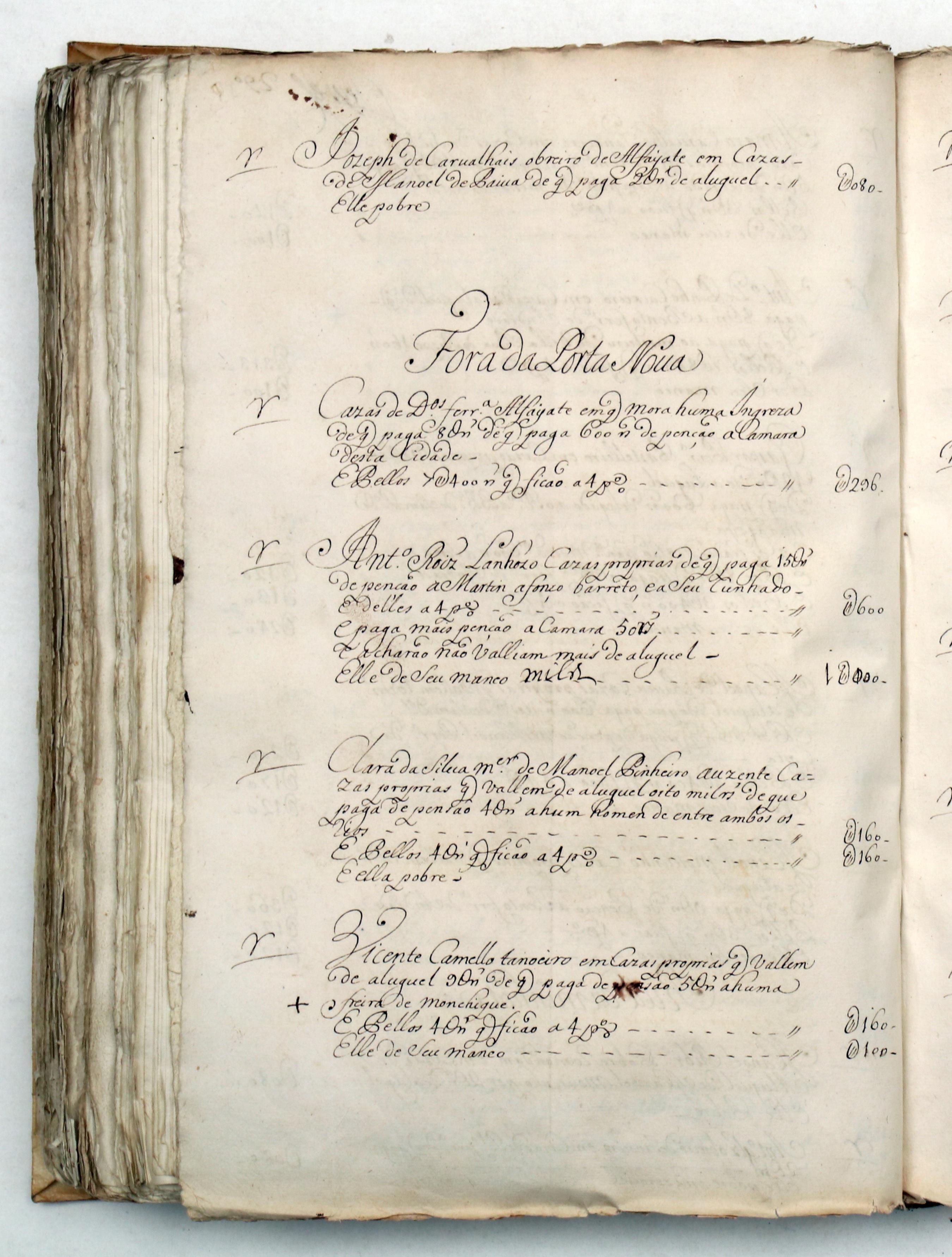 Fora da Porta Nova, f. 290v-294v