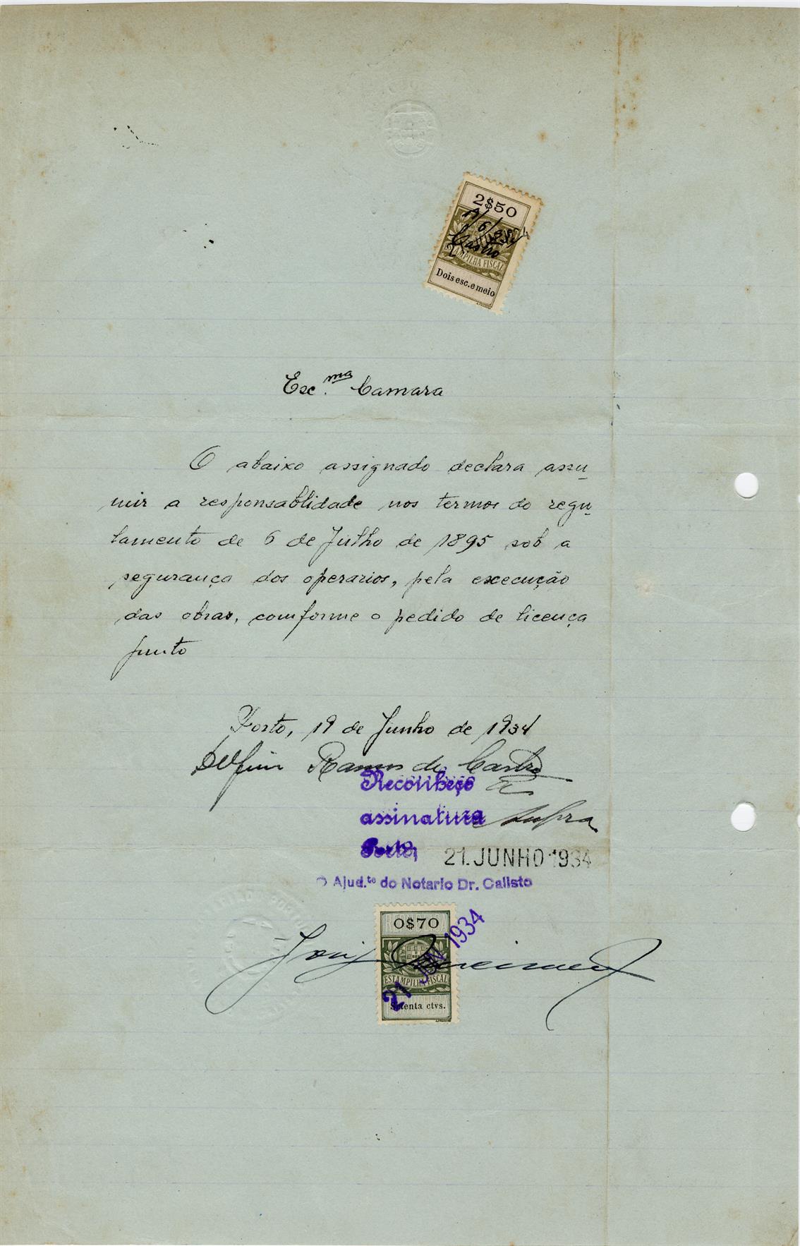 Termo de responsabilidade