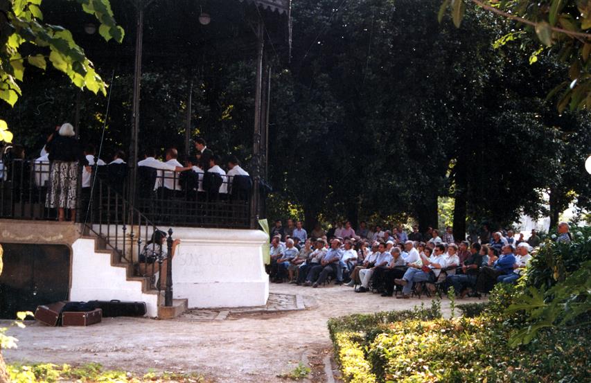 Jardim do Passeio Alegre : banda filarmónica