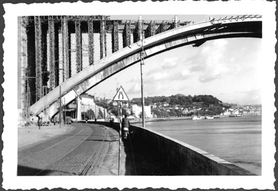 Pontes do Porto e Lisboa : construção da ponte da Arrábida