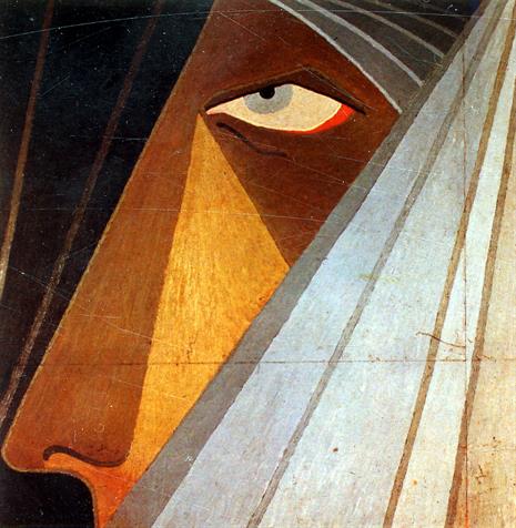 "Tambores, velha do lenço" : pintura