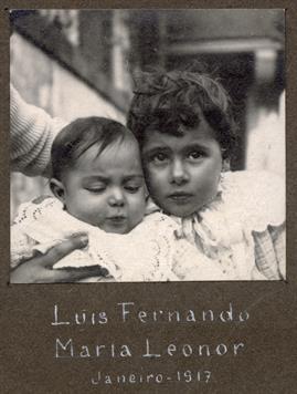 Luís Fernando com Maria Leonor