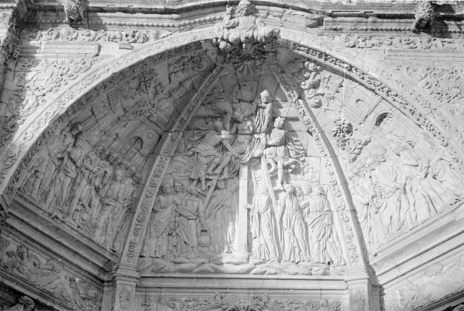 [Astorga : Espanha : pormenor da portada da Catedral de Santa Maria]
