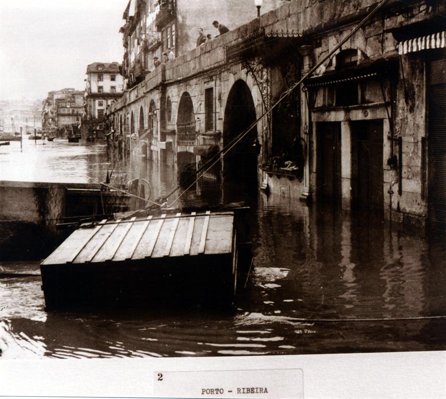 Cheia no Porto em 1962 : Ribeira