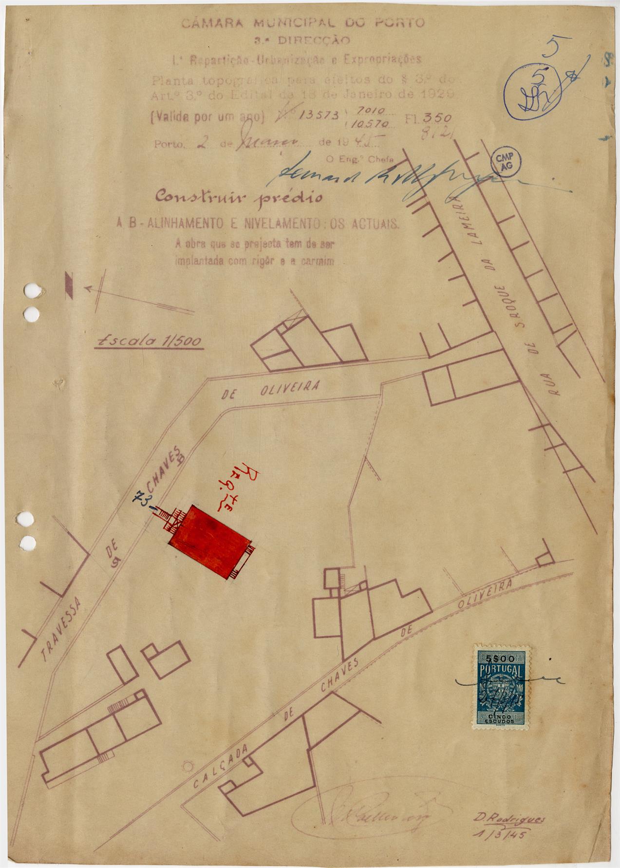 Planta topográfica